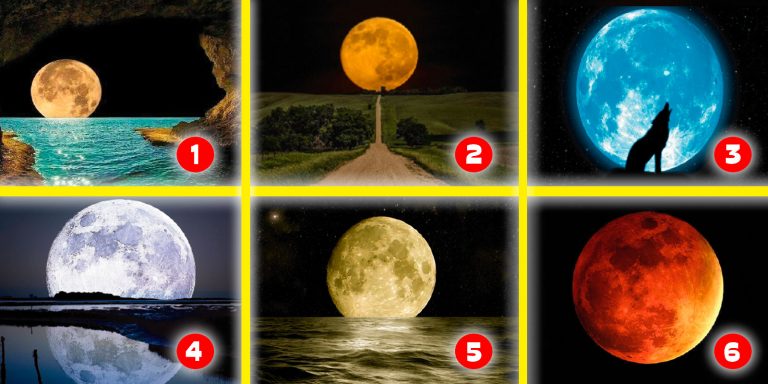 El Test de la Luna Llena de un reconocido psicólogo. Elige una Luna y descubre tu personalidad oculta.