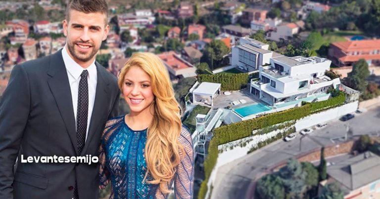 Shakira muestra el interior y exterior de la casa donde vive con Piqué y sus hijos
