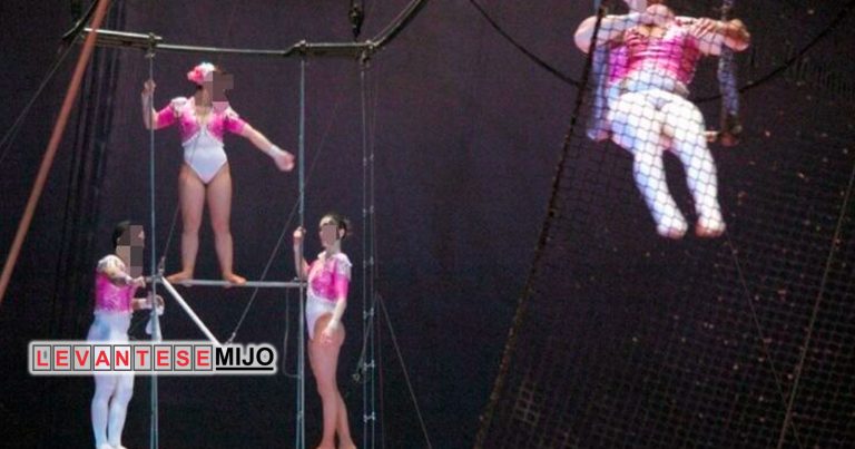 Trapecista con diarrea caga sobre 23 espectadores del circo