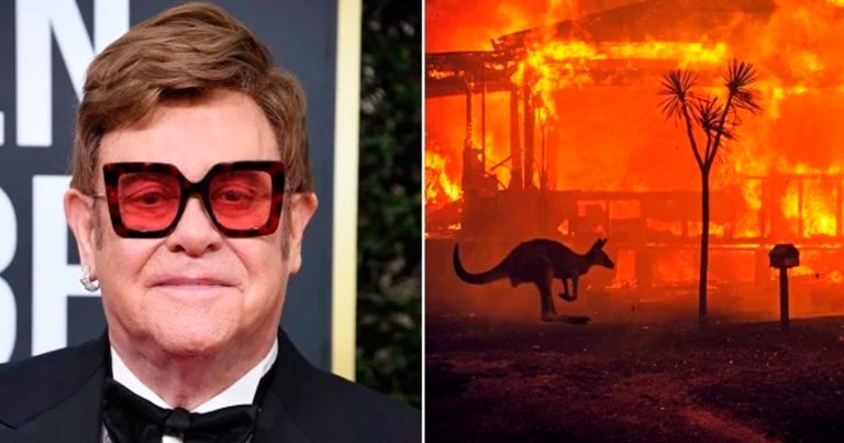 Elton John anunció durante su concierto en Sidney que donará 1 millón de dólares para las víctimas del incendio